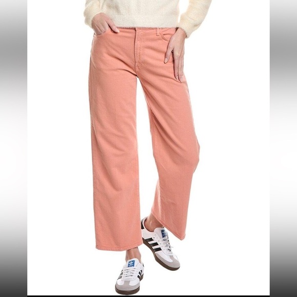 MOTHER The Dodger Ankle Linen-Blend Mango
Straight Leg Jean , sz 25 - Picture 3 of 14